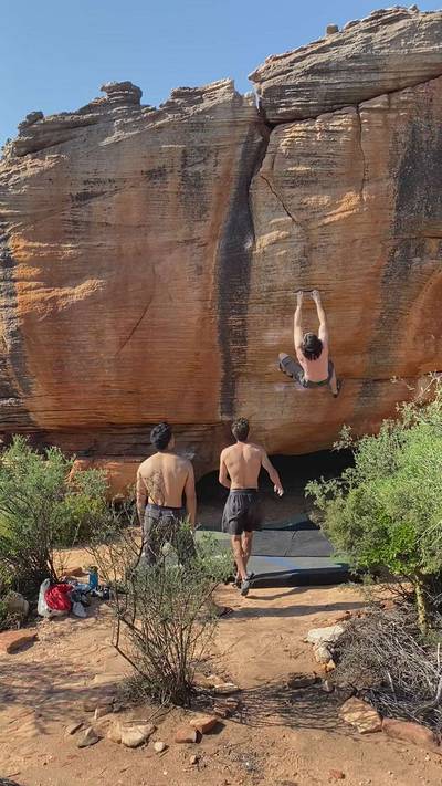 Pinotage v8, Rocklands - Beta Video from Boykob