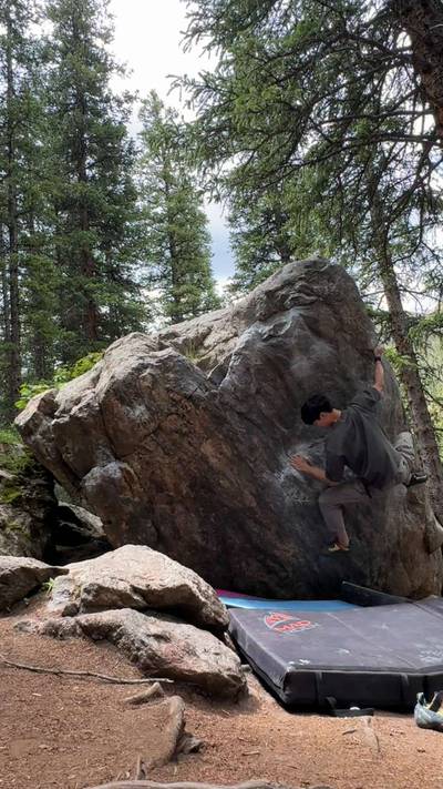 Trailside Problem v4, Guanella Pass - Beta Video from masonic