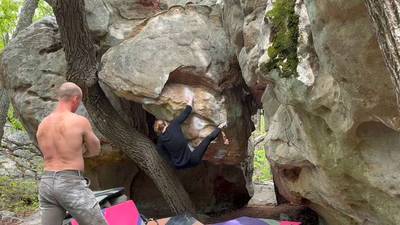 Hanging Arete v6, The Citadel - Beta Video from catestew