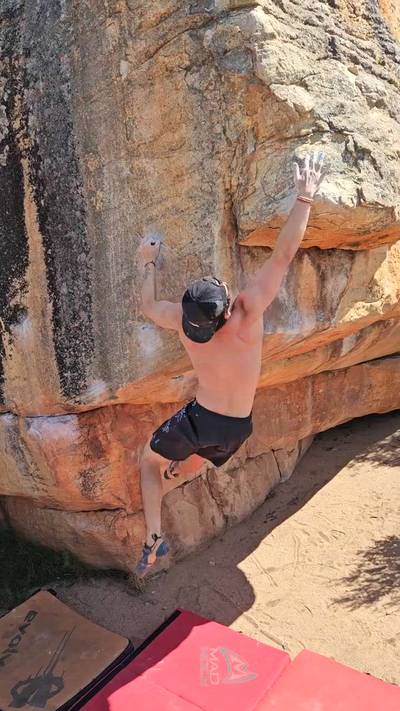 L'arete v6, Rocklands - Beta Video from Deankopping