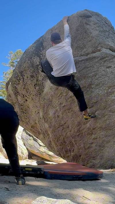 The Outcast (AKA Don's Dyno #1) v5, Tramway - Beta Video from downclimbsonly