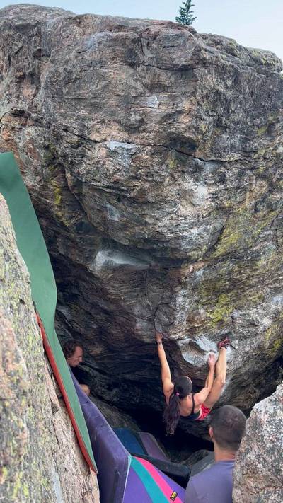 Tommy's Arete v7, Rocky Mountain National Park - Beta Video from lilyswann