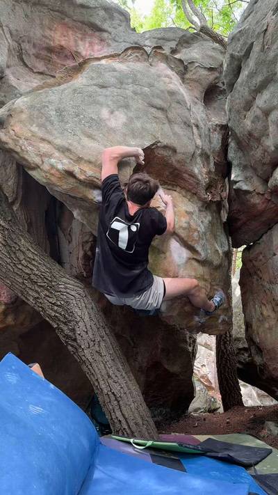 Hanging Arete v6, The Citadel - Beta Video from slapthesloper