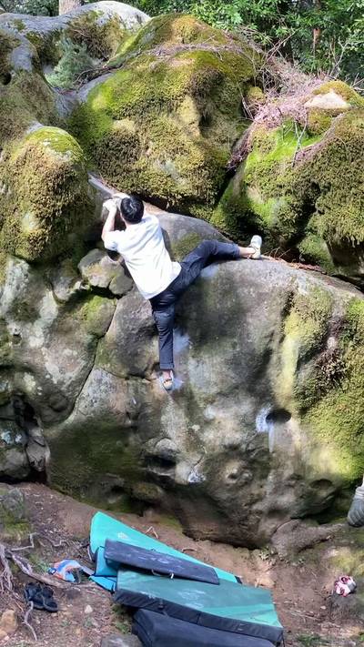 Hueco Wall v5, Castle Rock State Park - Beta Video from ericps