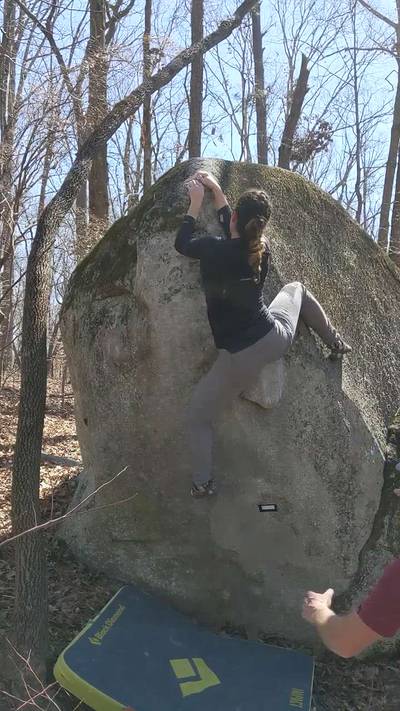 Dogwood Arete v4, Boat Rock - Beta Video from marabucci
