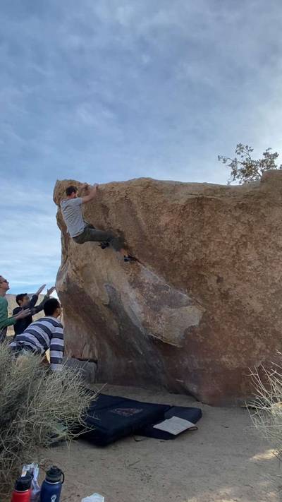 Nicole Overhang v6, Joshua Tree - Beta Video from nicholasludwig