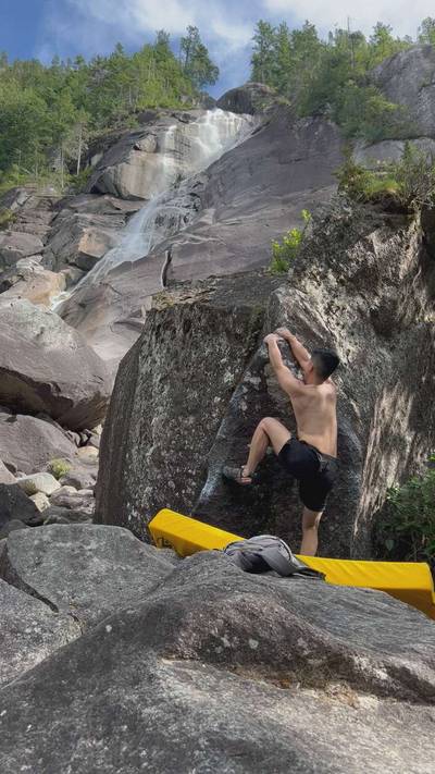Balls in the Falls v3, Squamish - Beta Video from vibeswithcow