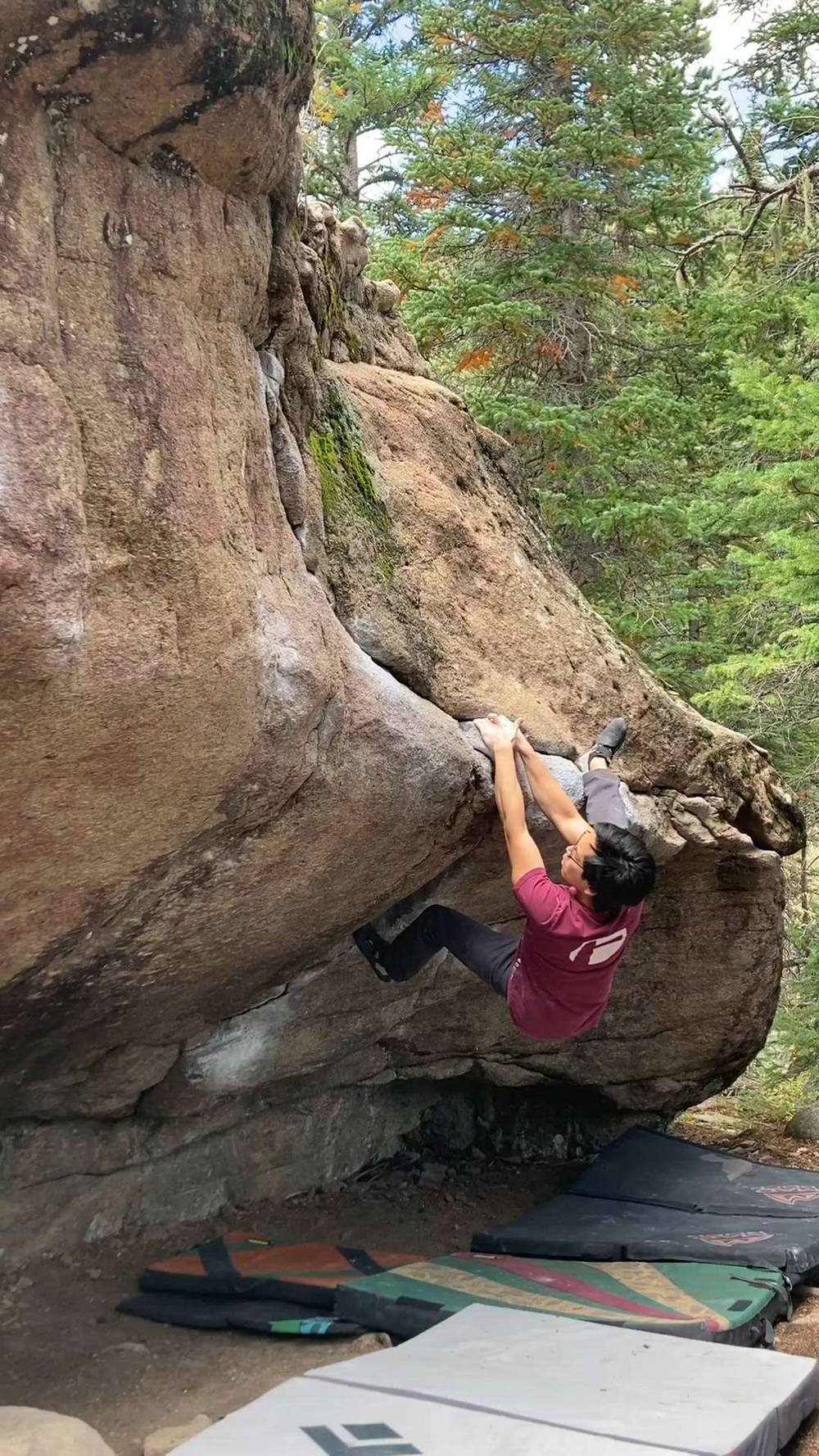 Man Eater Far Right v8, Rocky Mountain National Park - Beta Video from bean_boi_