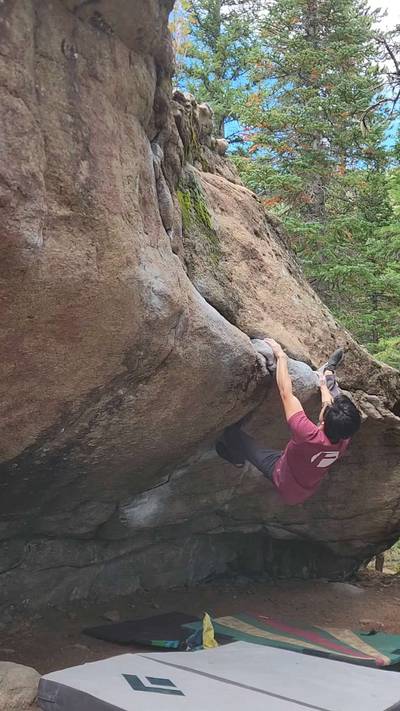 Man Eater Far Right v8, Rocky Mountain National Park - Beta Video from bean_boi_