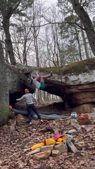 Pittman Arete v5, Hospital Boulders - Beta Video from jacecraw
