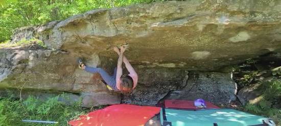Cutting Edge v4, Sandstone - Beta Video from Justusclimb19