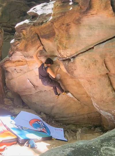 Roundhouse v5, Coopers Rock - Beta Video from the_croc_climber