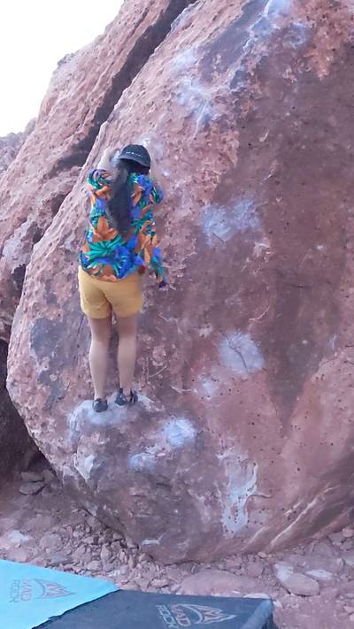 Southeast Face Sit v4, Red Rock - Beta Video from ceejoy