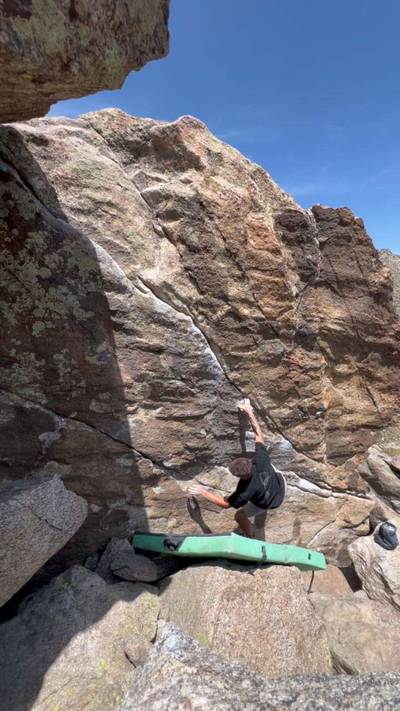 Brown Seam v4, Lincoln Lake - Beta Video from routesetter