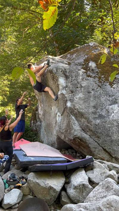 Miller Light v5, Miller River - Beta Video from 99bouldering