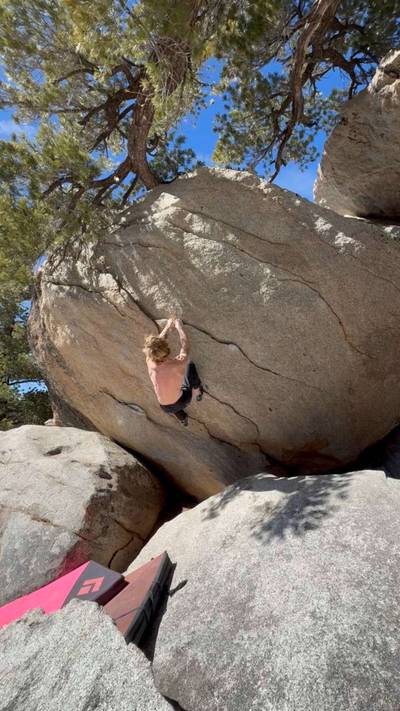 Obe Problem Direct v4, Tramway - Beta Video from webbclimbs