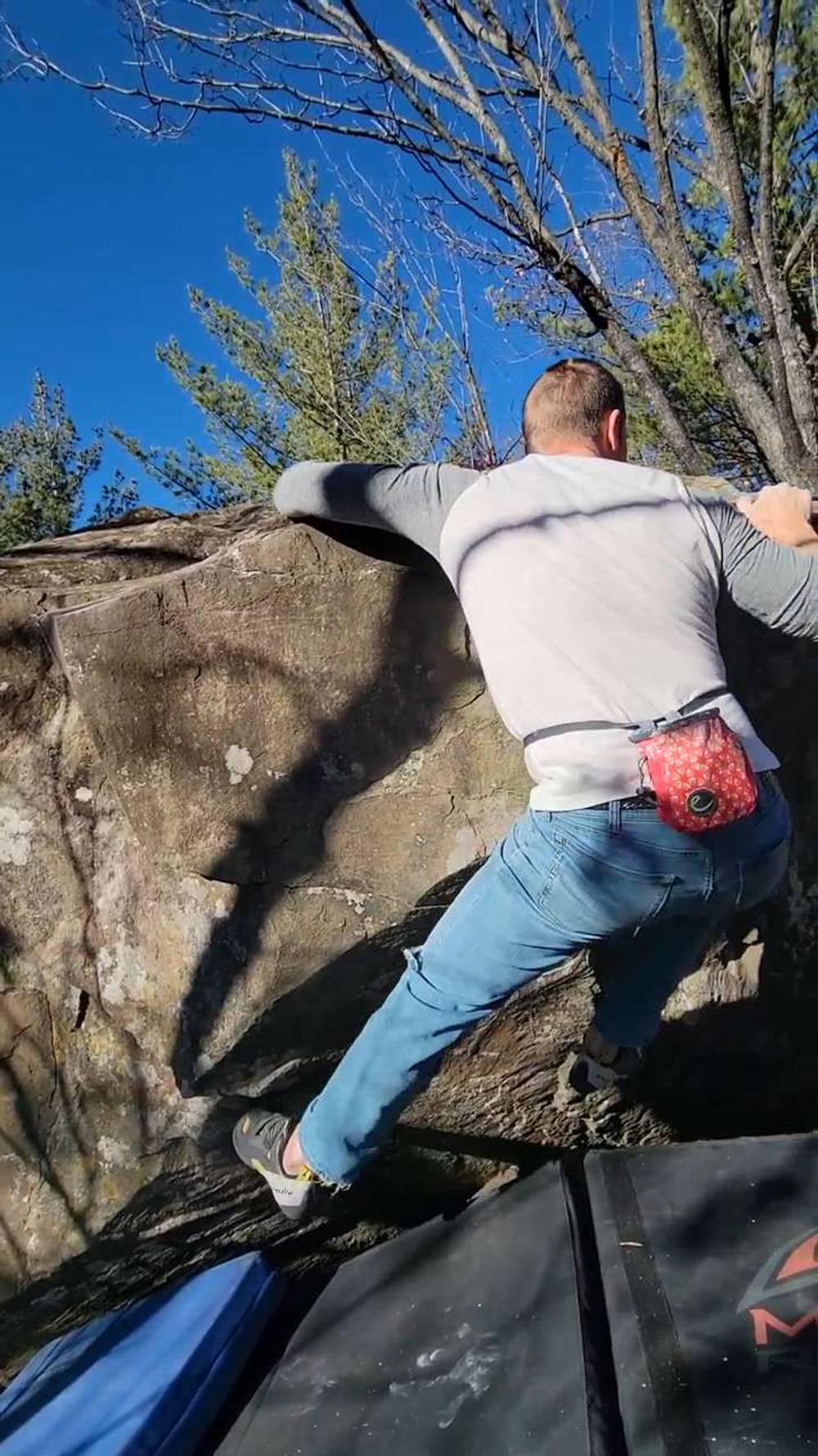 Kitties Traverse v2, Taylors Falls - Beta Video from ClimbCrewDad