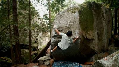The Bee Professor v9, Squamish - Beta Video from coltoncantclimb