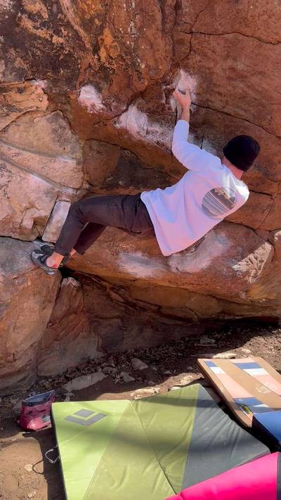 Brown Cow v6, Holy Boulders - Beta Video from matte_esse