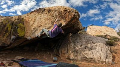 Drunken Monkey v7, Red Rock - Beta Video from TheBoulderCaddie