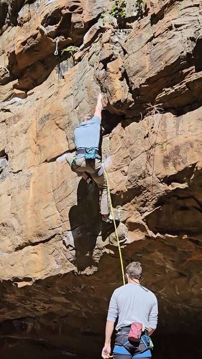 Corn Grinder 5.11b, Horseshoe Canyon Ranch - Beta Video from DynoDaniel