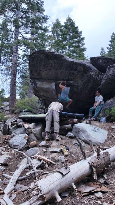 Mark's Roof v7, Lake Tahoe - Beta Video from austinclimbsweird