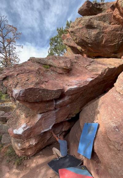 Curmudgeon v7, Flagstaff Mountain, CO - Beta Video from Climbeze