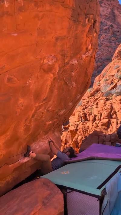 Shooting Stars v4, Red Rock - Beta Video from Climing