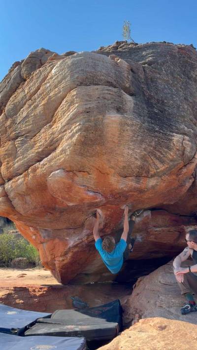 Girl on our mind v5, Rocklands - Beta Video from griffin.climbs