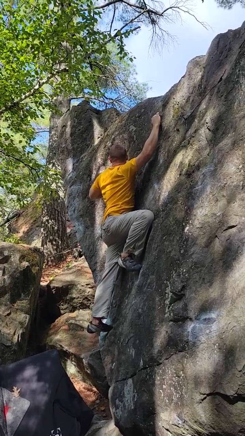 Point Down Center v0, Taylors Falls - Beta Video from ClimbCrewDad