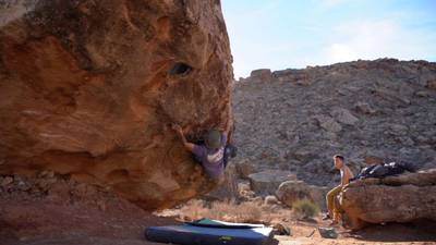 Jabberwock Arete v5, Moe's Valley - Beta Video from breakingbeta