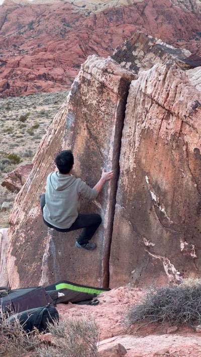 Thought Provoking v4, Red Rock - Beta Video from rickyslclimbs