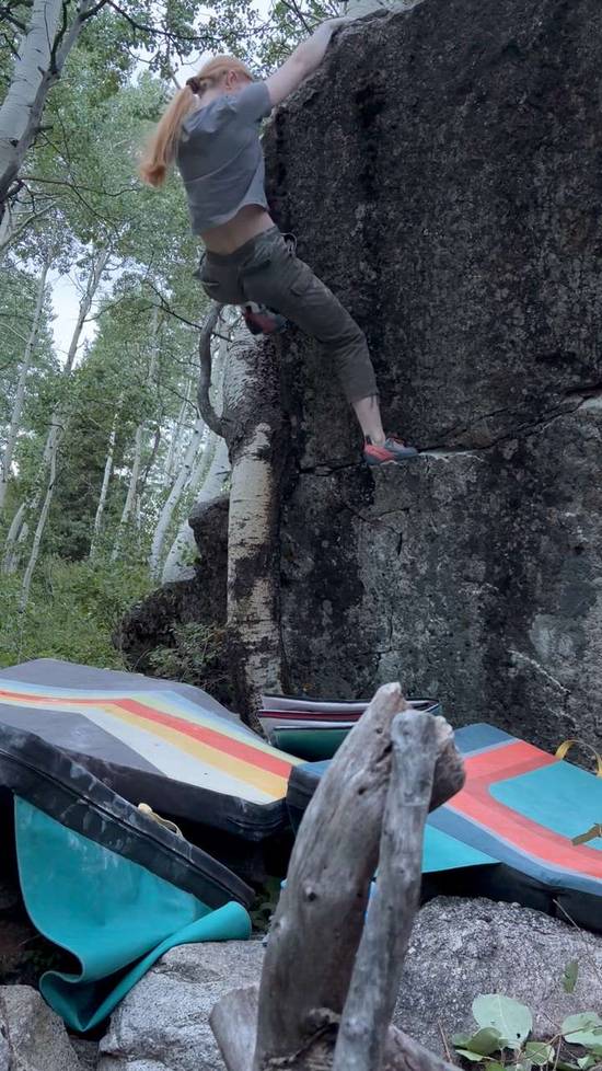 Tree Straddler v4, Little Cottonwood Canyon - Beta Video from rocksturnmeon