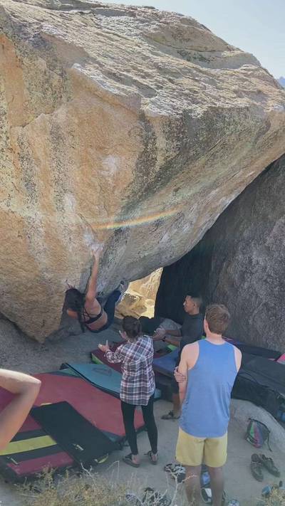 Fly Boy Arete v5, Bishop - Beta Video from LittleBetaBird