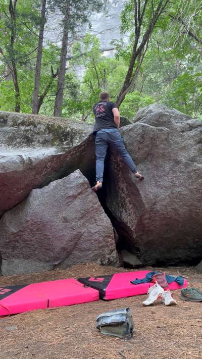 Kevin's Traverse v0, Yosemite Valley - Beta Video from d_andhoug