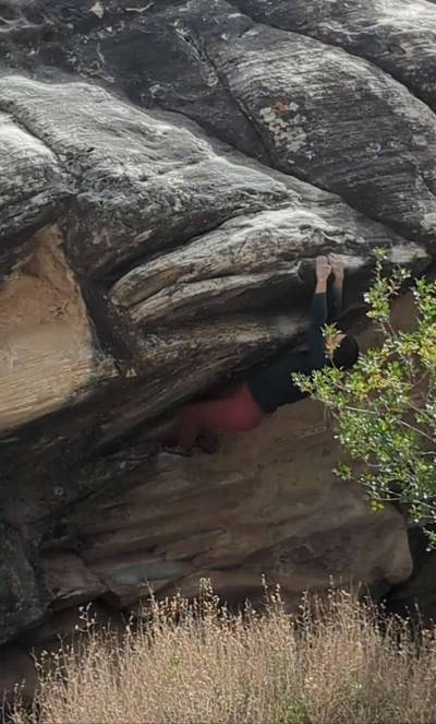 Pony Up v5, Red Rock - Beta Video from lalaclimbs