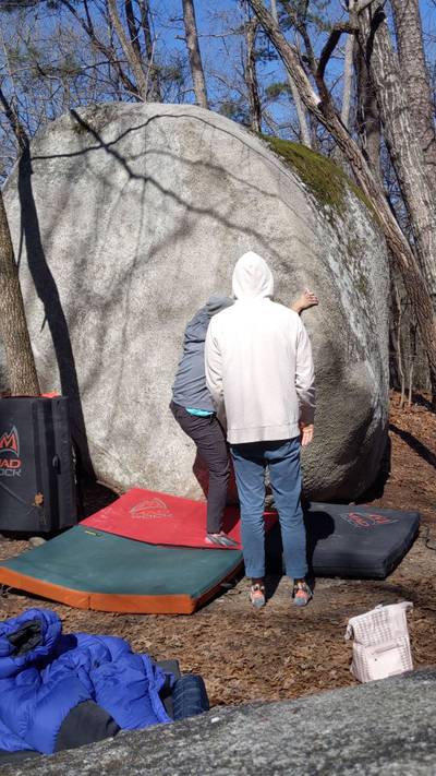Sourwood Arete v3, Boat Rock - Beta Video from SpicyTuna