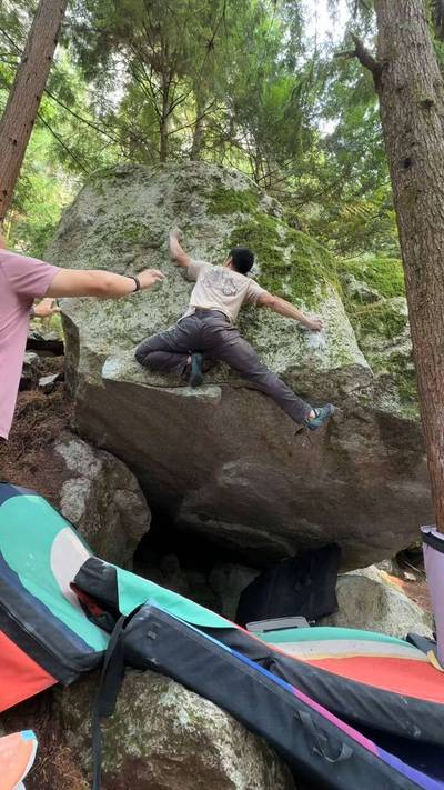 Elegant Groveling on Gravel v10, Squamish - Beta Video from kenknee