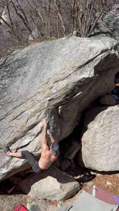 Lizard King Low v7, Little Cottonwood Canyon - Beta Video from Landon_Schoenmann