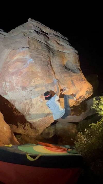 Lime in the Sand v7, Red Rock - Beta Video from duckuslambus