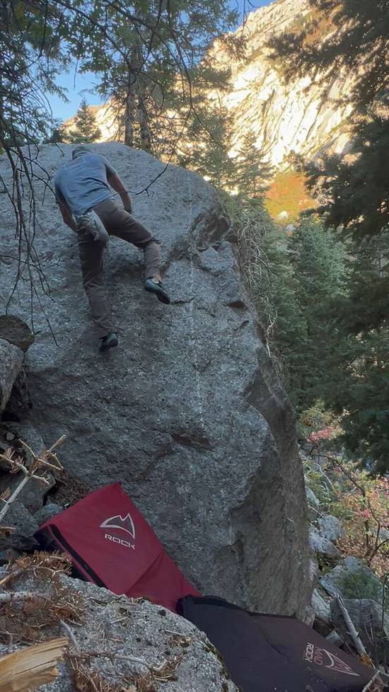 Diamond Arete v0, Little Cottonwood Canyon - Beta Video from rubbersharkman