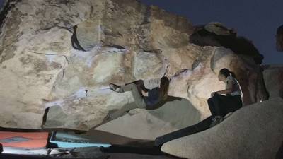 False Hueco Traverse v2, Joshua Tree - Beta Video from slop