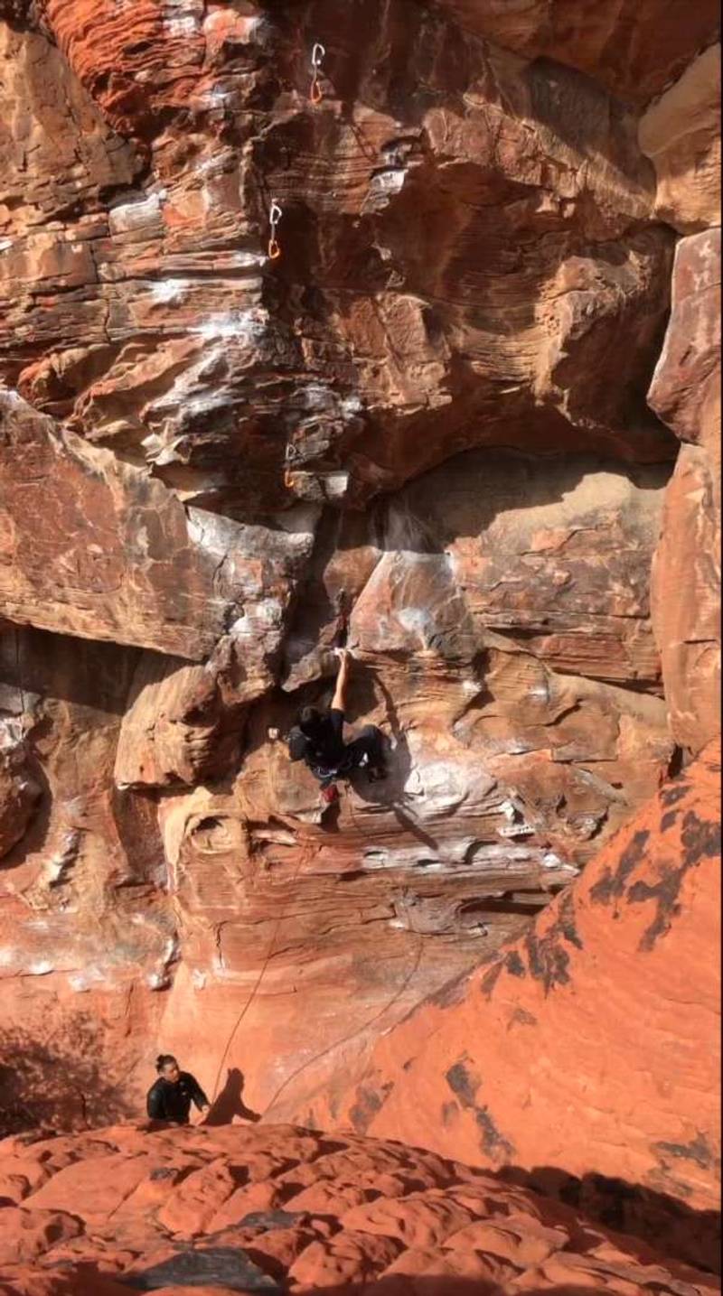 Fear and Loathing III 5.12a, Red Rock - Beta Video from slybagels