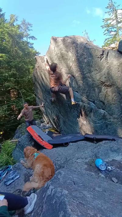 The Pit v6, Squamish - Beta Video from Karl_D