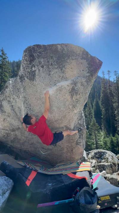 Power Struggle v6, Stevens Pass - Beta Video from mike.cuts.feet