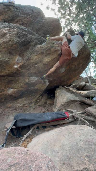 Battaglia's Bottom v7, Flagstaff Mountain, CO - Beta Video from spudsrocks