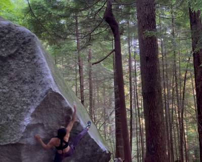 Tim's Arete v10, Squamish - Beta Video from jacqweeeee