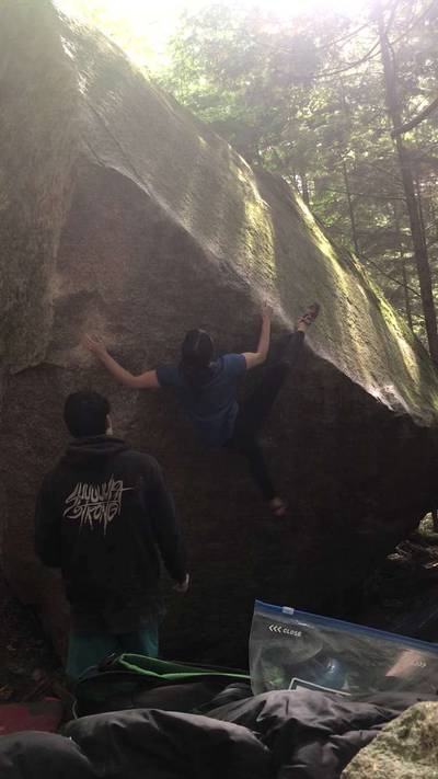 Tim's Arete v10, Squamish - Beta Video from emi_takashiba