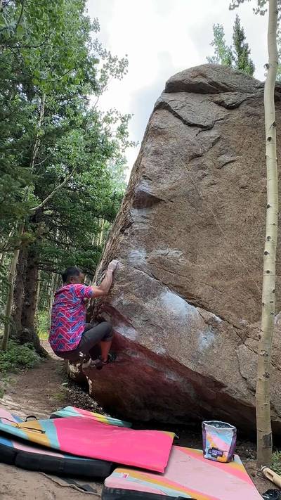 Aspen Arete Sit v6, Guanella Pass - Beta Video from RockaTanaka
