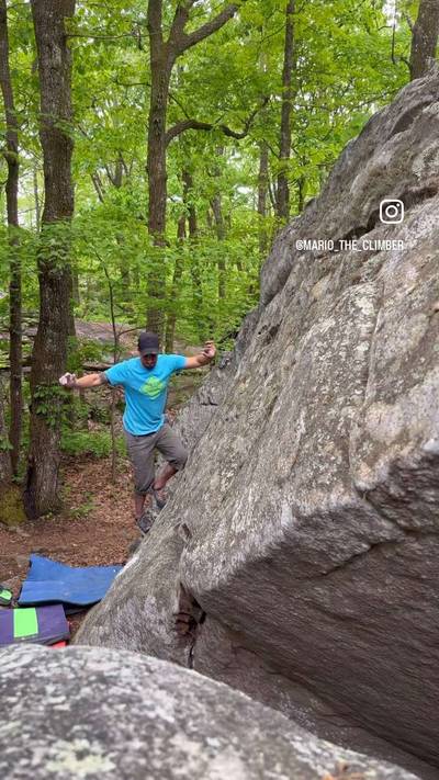 Twinkle Toe Traverse v5, Stone Fort - Beta Video from MarioTheClimber